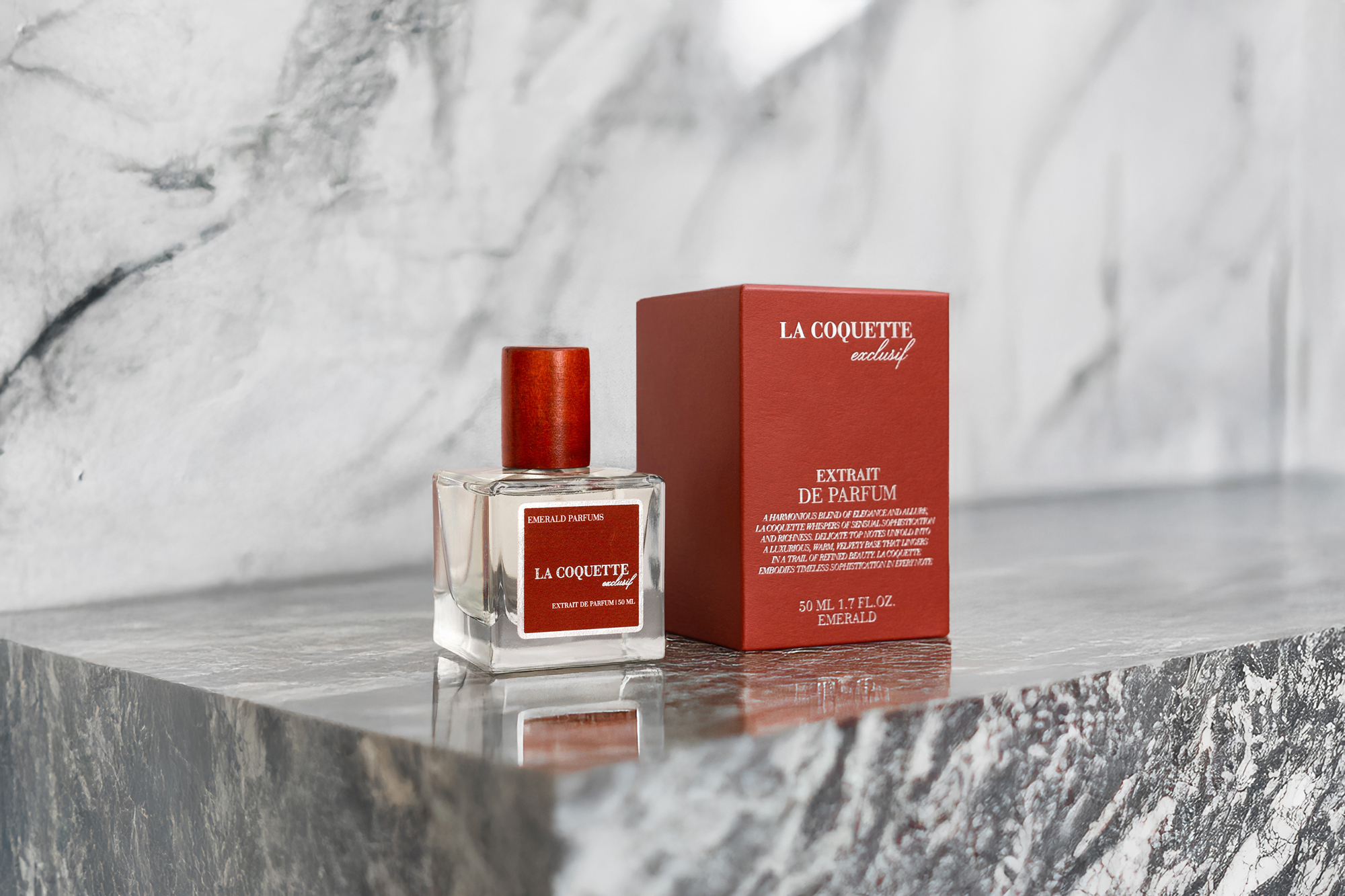 EMERALD nišiniai kvepalai LA COQUETTE extrait de parfum 50ml, Feromoniniai kvepalai
