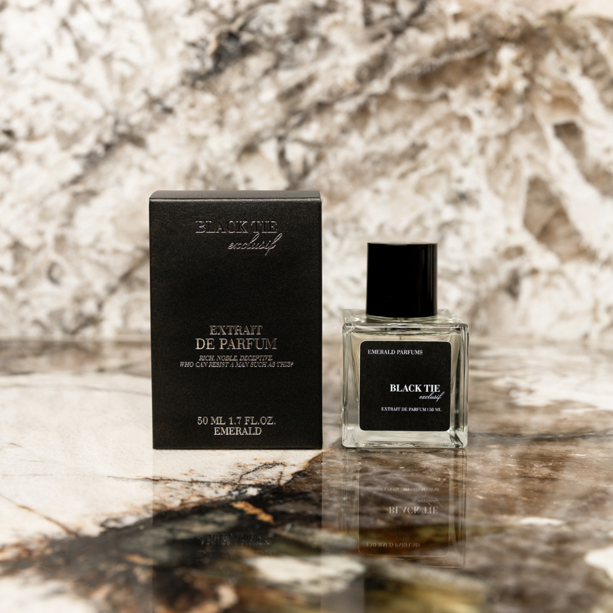 EMERALD NIŠINIAI KVEPALAI BLACK TIE (VYRAMS) -extrait de parfum  50ML