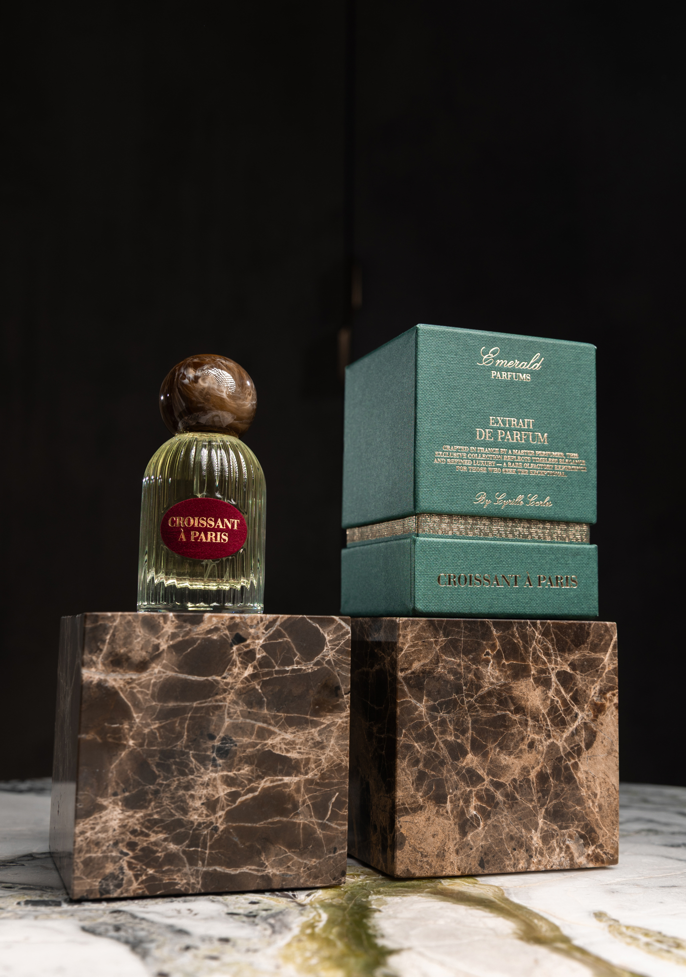Emerald Parfums Croissant à Paris extrait de parfum by Cyrille Carles, 50 ML
