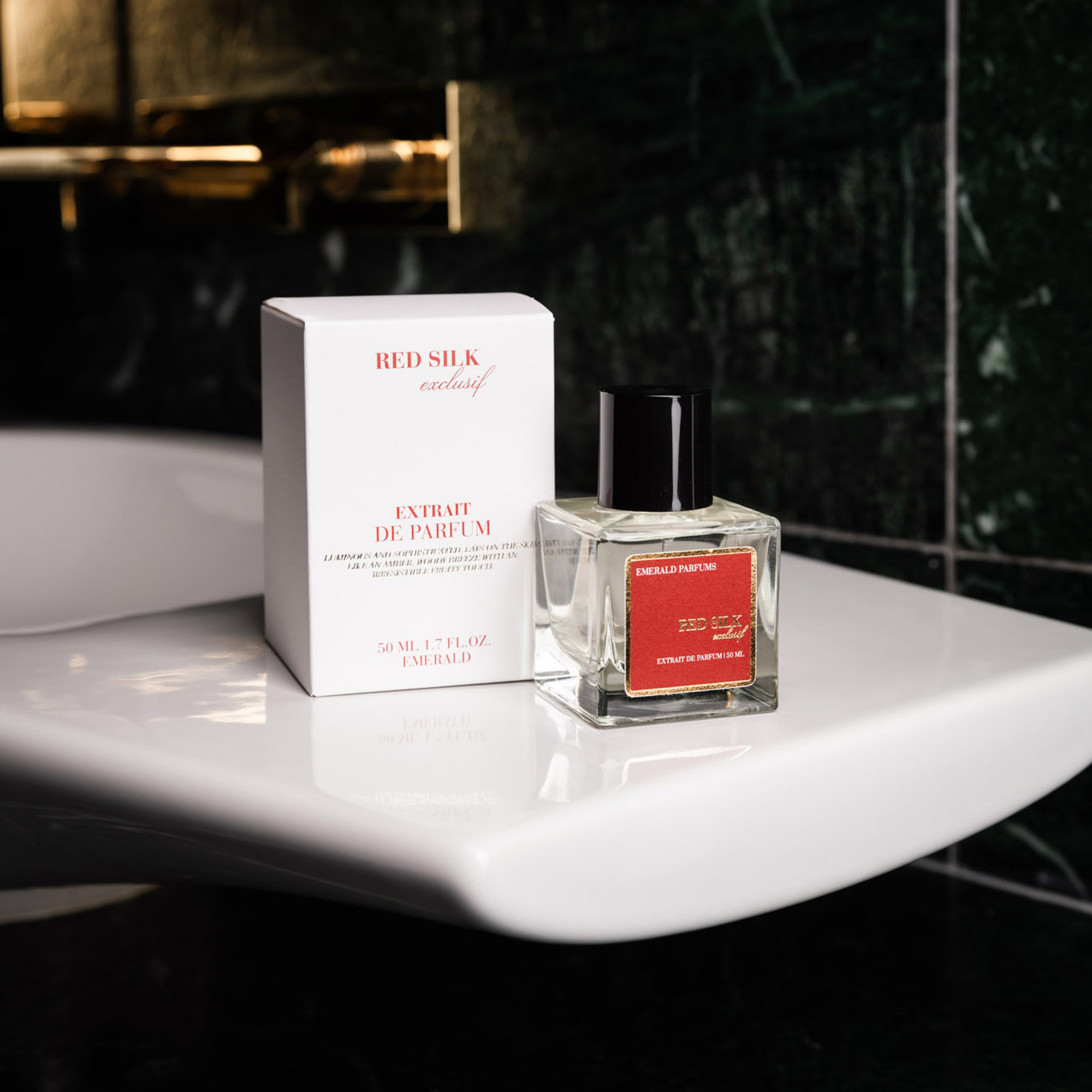 EMERALD nišiniai kvepalai RED SILK extrait de parfum 50ml